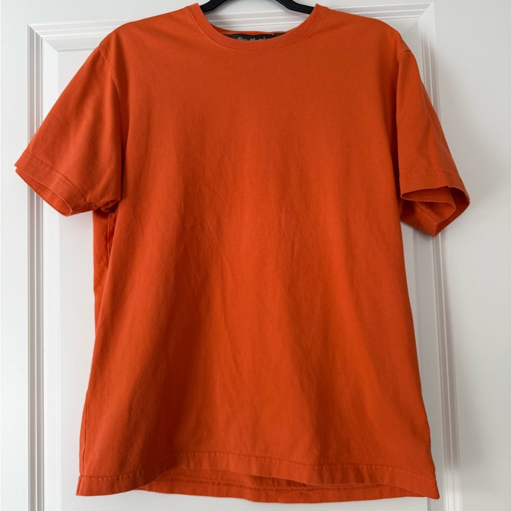Men's Orange Crew Neck T-Shirt